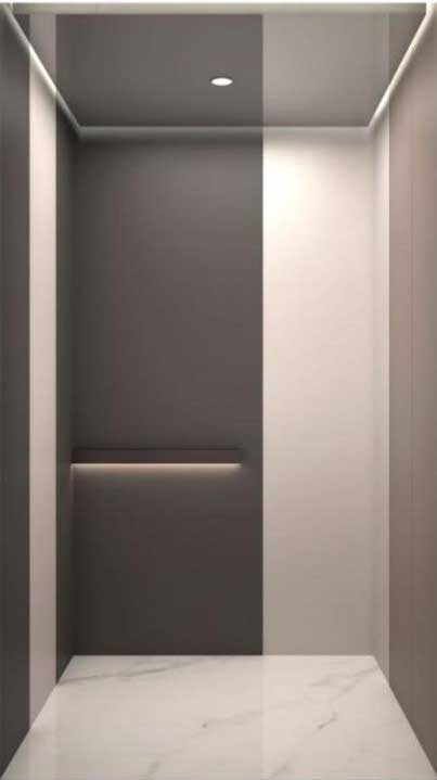 Premium traction gantry elevator cabin
