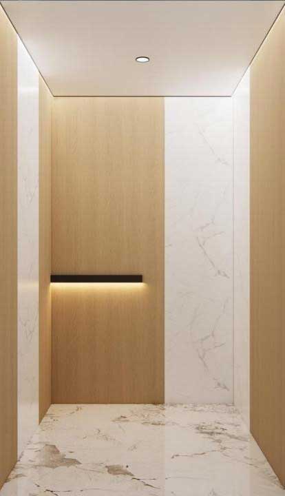 Timeless Series Elevator Cabin Full View